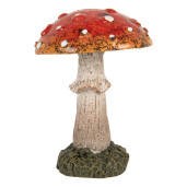 Ciupercuta decorativa polirasina multicolora Ø 6x8 cm