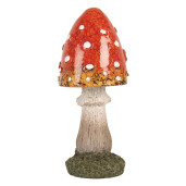 Ciupercuta decorativa polirasina multicolora Ø 5x12 cm