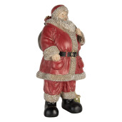Figurina Mos Craciun polirasina multicolora 21x19x40 cm