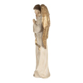 Figurina Inger polirasina bej aurie 23x12x47 cm
