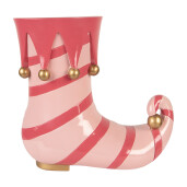 Cizma Elf polirasina roz aurie 35x17x32 cm