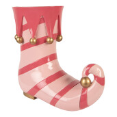 Cizma Elf polirasina roz aurie 35x17x32 cm