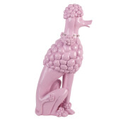 Figurina Catelus polirasina roz 13x17x33 cm