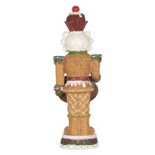 Figurina Spargatorul de Nuci polirasina multicolora cu led 12x10x35 cm