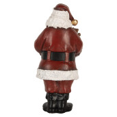 Figurina Mos Craciun polirasina multicolora 10x10x21 cm