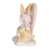 Figurina Iepurasi Paste polirasina multicolora 11x6x9 cm