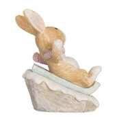 Figurina Craciun polirasina multicolora 8x6x9 cm