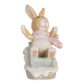 Figurina Craciun polirasina multicolora 8x6x9 cm