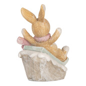 Figurina Craciun polirasina multicolora 8x6x9 cm