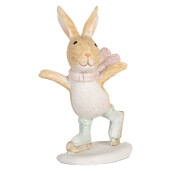Figurina Craciun polirasina multicolora 6x5x10 cm