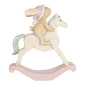 Figurina Craciun polirasina multicolora 13x4x14 cm