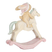 Figurina Craciun polirasina multicolora 13x4x14 cm