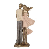 Figurina Familie polirasina multicolora 17x11x35 cm