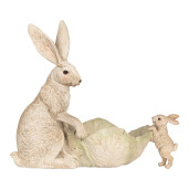 Figurina Iepurasi Paste polirasina 29x14x26 cm