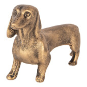 Figurina Catelus polirasina maro 14x4x8 cm