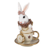 Figurina Iepuras Paste polirasina 8x8x14 cm