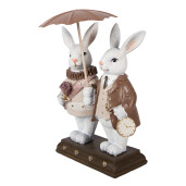 Figurina Iepurasi Paste polirasina multicolora 13x6x16 cm