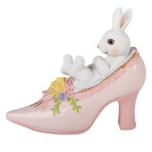 Figurina Iepuras Paste polirasina multicolora 13x5x12 cm