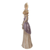 Figurina Iepuras polirasina multicolora 15x13x48 cm