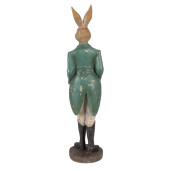 Figurina Iepuras polirasina multicolora 9x9x36 cm
