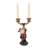 Sfesnic Craciun polirasina multicolora 17x10x28 cm