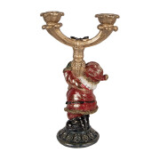 Sfesnic Craciun polirasina multicolora 17x10x28 cm