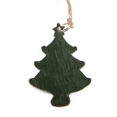 Ornament brad Craciun polirasina multicolora 3x1x5 cm