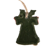 Ornament brad Craciun Clopotel polirasina multicolora 4x1x5 cm