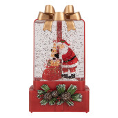 Decoratiune Craciun muzicala polirasina cu led 10x6x18 cm