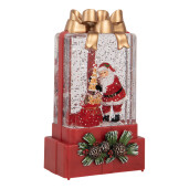 Decoratiune Craciun muzicala polirasina cu led 10x6x18 cm