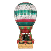 Decoratiune Craciun muzicala polirasina cu led Balon Zburator 13x13x25 cm