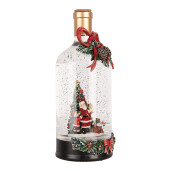 Decoratiune Craciun muzicala polirasina cu led Ø 12x30 cm