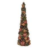 Brad Craciun polirasina multicolora  Ø 12x37 cm