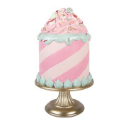 Decoratiune Tort polirasina multicolora  Ø 17x29 cm