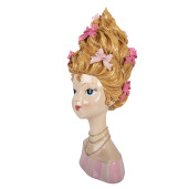 Figurina Femeie polirasina multicolora 16x14x33 cm