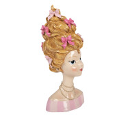 Figurina Femeie polirasina multicolora 16x14x33 cm