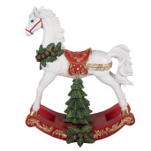 Figurina Craciun Calut polirasina multicolora 32x12x39 cm