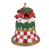 Clopotel Craciun polirasina multicolora Ø 16x20 cm