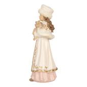Figurina Craciun Fetita polirasina multicolora 8x7x17 cm