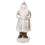 Figurina Mos Craciun polirasina multicolora  7x7x16 cm