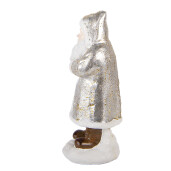 Figurina Mos Craciun polirasina multicolora  7x7x16 cm
