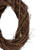 Coronita maro ratan Ø 35x6 cm