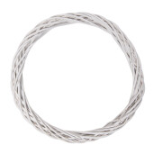 Coronita alba ratan Ø 50x5 cm