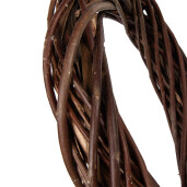Coronita maro ratan decorativa Ø 50x8 cm