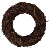 Coronita maro ratan decorativa Ø 50x12 cm