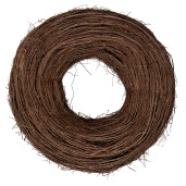 Coronita maro ratan decorativa Ø 50x14 cm