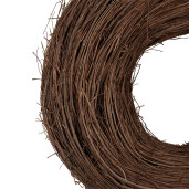 Coronita maro ratan decorativa Ø 50x14 cm