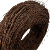 Coronita maro ratan decorativa Ø 50x14 cm