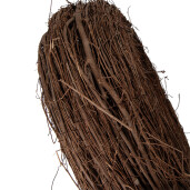 Coronita maro ratan decorativa Ø 50x14 cm