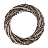 Coronita ratan maro decorativa Ø 30x6 cm